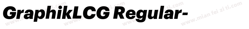 GraphikLCG Regular字体转换
